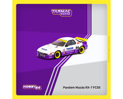 Preorder) Tarmac Works 1:64 Pandem Mazda RX-7 FC3S- White Purple – Hobby64