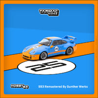 Tarmac Works 1:64 993 Remastered By Gunther Werks – Blue / Orang – Hobby64