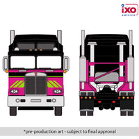 IXO Model 1:64 Scale 1976 Kenworth K100 Aerodyne - Black and Pink