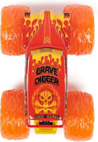 Monster Jam, Official Fire and  Ice Grave Digger and El Toro Loco Die-Cast Monster Trucks
