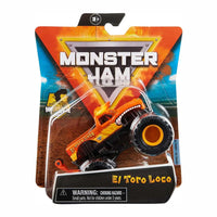 2021 SPIN MASTER SHEAR MADNESS EL TORO LOCO Monster Jam w/ Wheelie Bar
