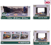 IXO AMERICA 1:64 2025 109TH INDIANAPOLIS 500 COLLECTORS 3 CAR SET - IND64030 Now Then & Forever Collectibles