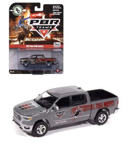 AUTO WORLD 1:64 2021 RAM 1500 LIMITED PICKUP "PBR" TEAM DIECAST MODEL AWSP202-5E
