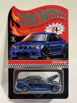 Hotwheels RLC 2006 BMW M3 Spectraflame Blue - Red Line Club