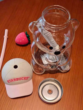 New 2026 Starbucks Bearista Bear Cup Tumblers Strawberry Topper Baseball Cap Now Then & Forever Collectibles