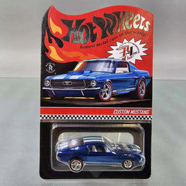 Hot Wheels RLC Custom Mustang Otto Blue Spectraflame Red Line