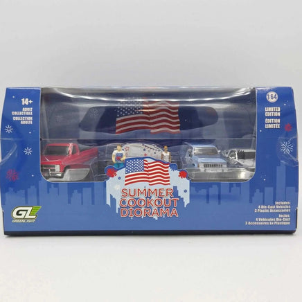 1:64 Multi-Car Dioramas - Summer Cookout Now Then & Forever Collectibles