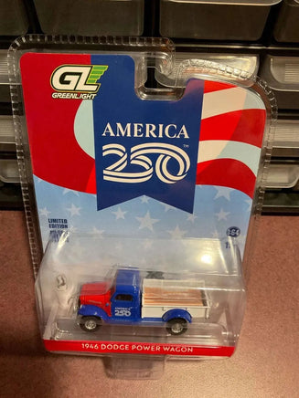 Greenlight Anniversary Collection Series 18 – America 250 Edition – 1946 Dodge Power Wagon Now Then & Forever Collectibles
