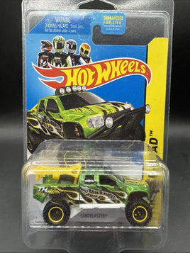 2014 Hot Wheels Super Treasure Hunt Hidden GREEN SANDBLASTER Now Then & Forever Collectibles
