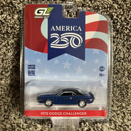 Greenlight Anniversary Collection Series 18 – America 250 Edition – 1970 Dodge Challenger Now Then & Forever Collectibles