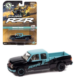 AUTO WORLD 1:64 2006 CHEVROLET SILVERADO PICKUP "POLARIS" TRUCK MODEL AWSP203-5E