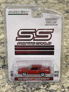 Greenlight 1985 Chevy Monte Carlo SS Burgundy Candy Apple Red 1/64 Exclusive
