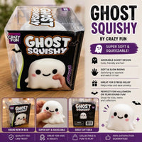 Crazy Fun Ghost Squishy Foam Squeeze Ball Boy version (NEW RELEASE) NIB