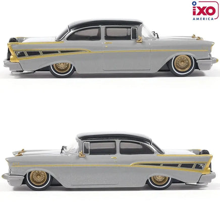IXO AMERICA 1:64 1957 CHEVROLET BEL AIR - LOWRIDER - AI64014 Now Then & Forever Collectibles