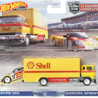 Hot Wheels Premium Team Transport Porsche 962 Sakura Sprinter Shell #45