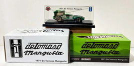2022 Hot Wheels RLC Exclusive 1971 De Tomaso Mangusta Green w/Display Cas