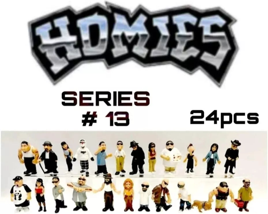 Homies Series 13 Figures  1.75″ Mixed Assortment ( Bulk Pack ) 24 Pcs