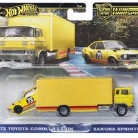 Hot Wheels Team Transport 2024 - 1972 TOYOTA COROLLA LEVIN / SAKURA SPRINTER