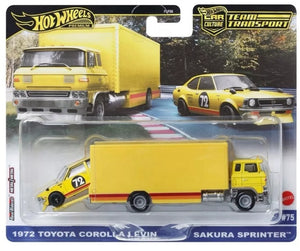 Hot Wheels Team Transport 2024 - 1972 TOYOTA COROLLA LEVIN / SAKURA SPRINTER