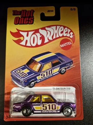 Hot Wheels The Hot Ones '71 Datsun 510 - Spectraflame Purple - Chase - 2025 Now Then & Forever Collectibles