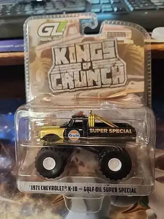 Greenlight King of Crunch 1971 Chevrolet K-10 Gulf Oil Special Now Then & Forever Collectibles