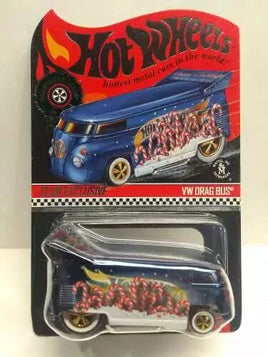 Hot Wheels 2019 - Holiday Volkswagen Drag Bus (RLC) (Blue)