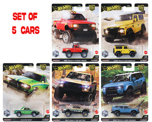 (Preorder) Hot Wheels 1:64 Car Culture 2024 – HW Off Road - Set of 5 Cars