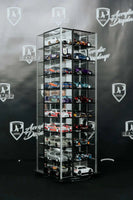 40-Car Spinning Acrylic Display - Mirror Back