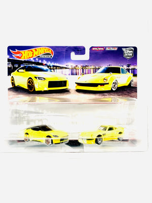 HOT WHEELS 2022 TARGET EXCLUSIVE 2 PACK NISSAN Z PROTO & NISSAN FAIRLADY Z