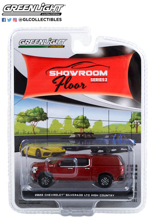 Showroom Floor Series 2 - 2022 Chevrolet Silverado LTD High Country with Camper Shell - Cherry Red Tintcoat