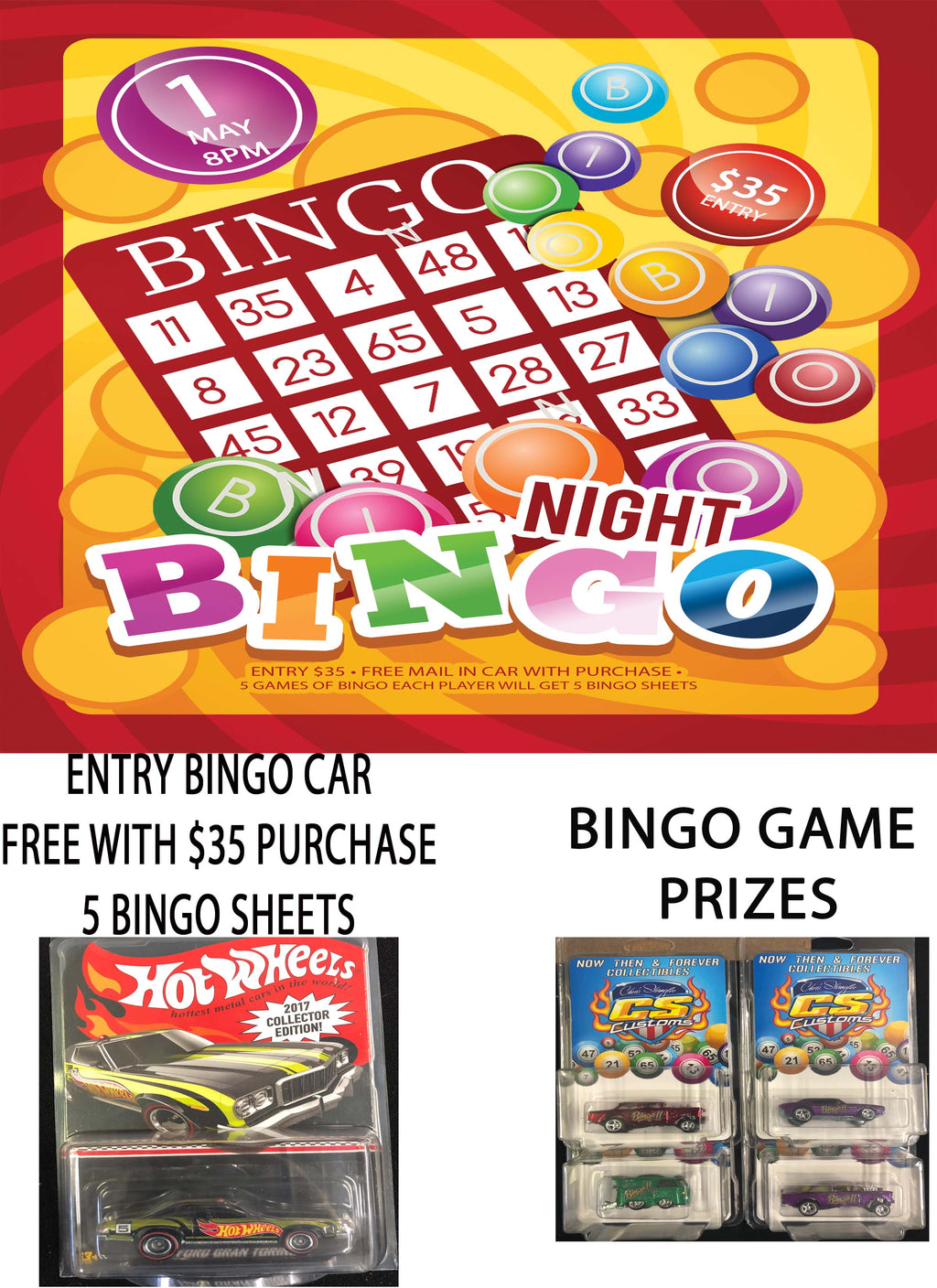 May 1 Bingo Game Entry