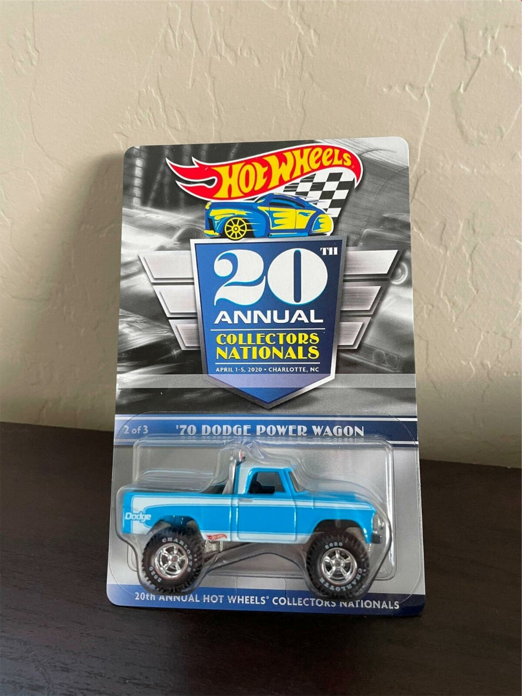 Hot Wheels 20th Annual Collectors Nationals '70 Dodge Power Wagon