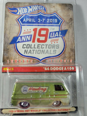 2019 Hot Wheels 19th Nationals GREEN FINALE 66 DODGE A100