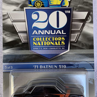 Hot Wheels 20th Annual Collectors Nationals '71 Datsun 510
