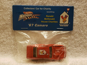 Hot Wheels 1st Collectors Nationals '67 Camaro Charity Car