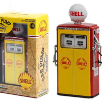 Greenlight 1:64 1954 Tokheim 350 Twin Vintage Gas Pump Shell Oil 14120C Yellow