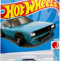 Hot Wheels 2022 #174 - Nissan Skyline 2000GT-R LBWK (Blue)
