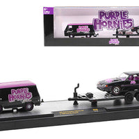 Purple Hornies - 1965 Ford Econoline Delivery Van and 1988 Ford Mustang GT