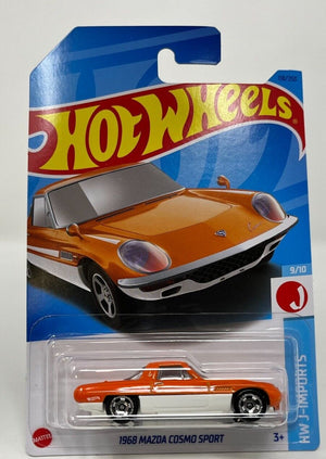 1968 Mazda Cosmo Sport #118 * Orange/White * 2023 Hot Wheels Case E