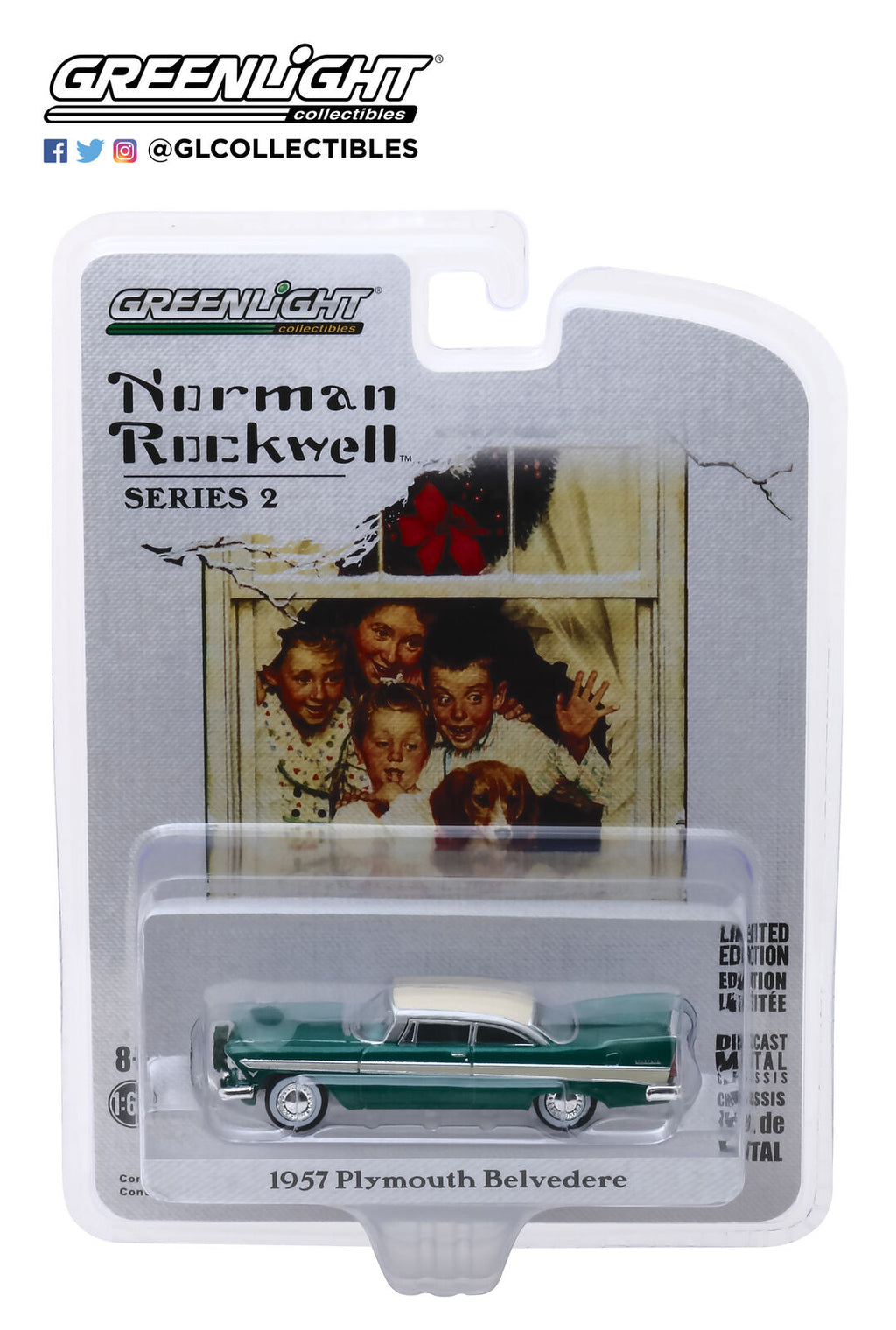 Greenlight 1:64 Norman Rockwell Series 2 1957 Plymouth Belvedere