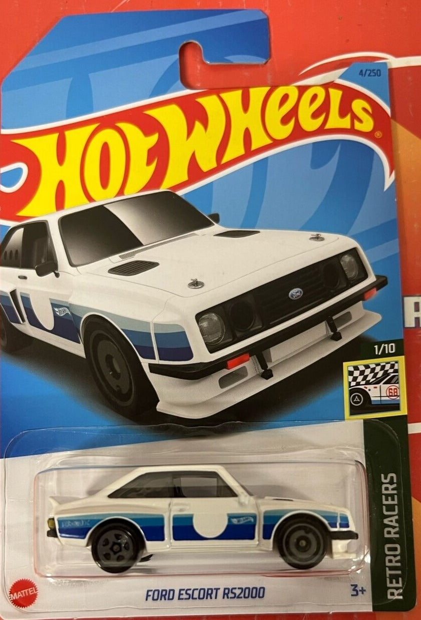 Ford Escort RS2000 #4 Retro Racers 2023 Hot Wheels Case A