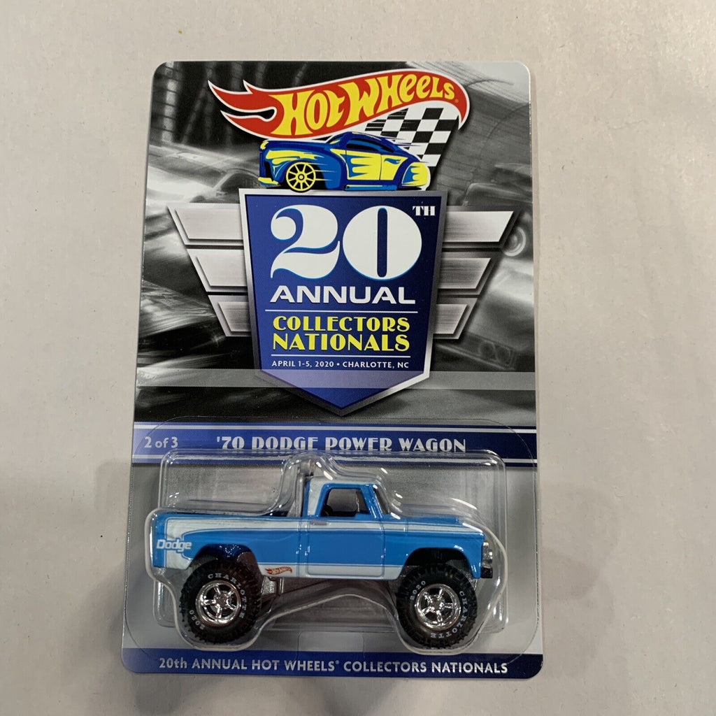 Hot Wheels 20th Annual Collectors Nationals 70 DODGE POWER WAGON