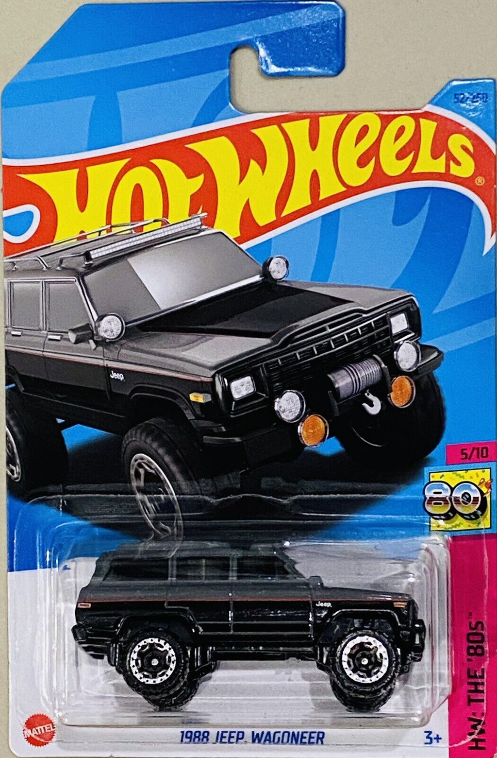 Hot Wheels 1988 Jeep Wagoneer Dark Grey 2023 C Case