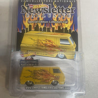 Hot Wheels 22nd Nationals/Convention "66 Dodge A100 Newsletter Yellow 980 Made
