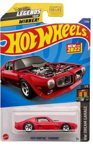 Hot Wheels 2022 #1 - 1970 Pontiac Firebird (Red)